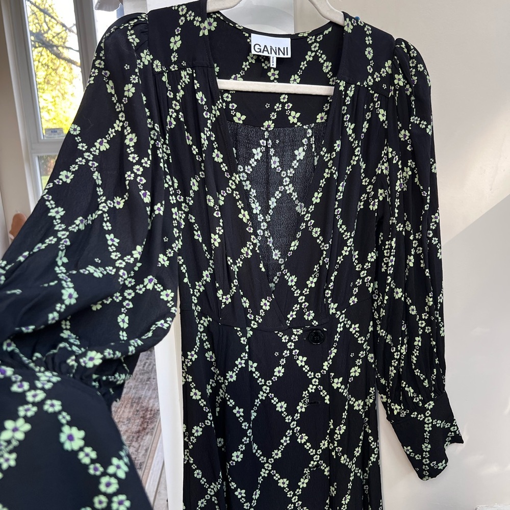 GANNI floral maxi dress - Picture 5 of 11